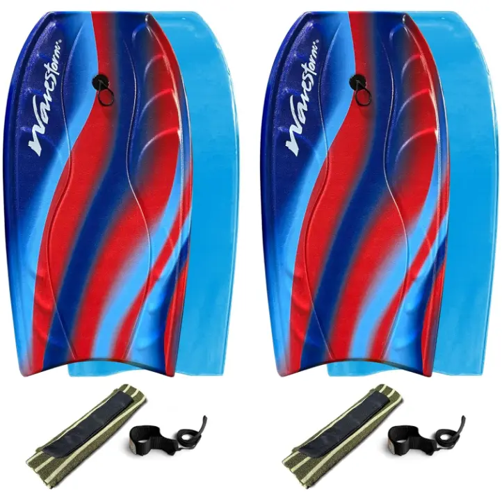 Wavestorm-15th Anniversary Edition Soft Top Foam 8ft Surfboard | for Beginners and All Levels | Includes Accessories | Leash and Multiple Fin Options, Turquoise pinline